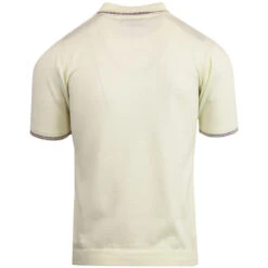 Crawdaddy Micro Dash Knit Polo (WW) -Trendify Shop madcap england crawdaddy winter white polo 2 54675.1661267075 4
