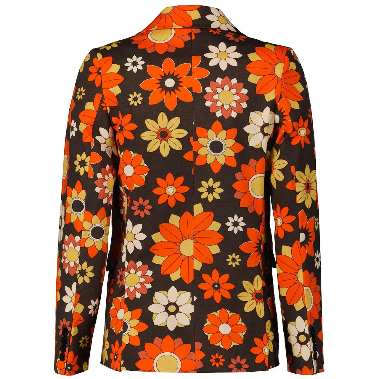 Beau Women's 70s Daisy Print Blazer 8 Beau Women's 70s Daisy Print Blazer - Image 6