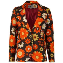 Beau Women's 70s Daisy Print Blazer 10 Beau Women's 70s Daisy Print Blazer -Trendify Shop madcap england daydream blazer floral2 30012.1661261395 1