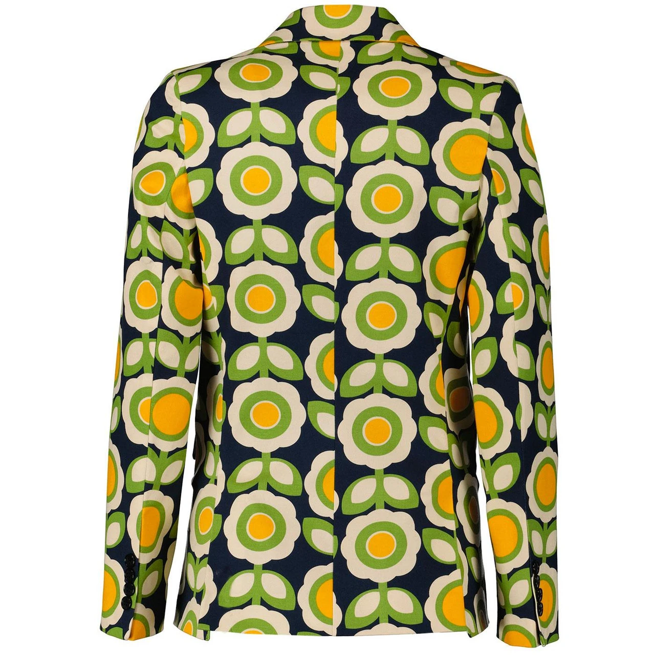 Beau Women's 70s Daisy Print Blazer 7 Beau Women's 70s Daisy Print Blazer - Image 5