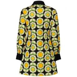 Daydream Retro Flower Polo Dress -Trendify Shop madcap england daydream dress green1 15934.1661261414 3