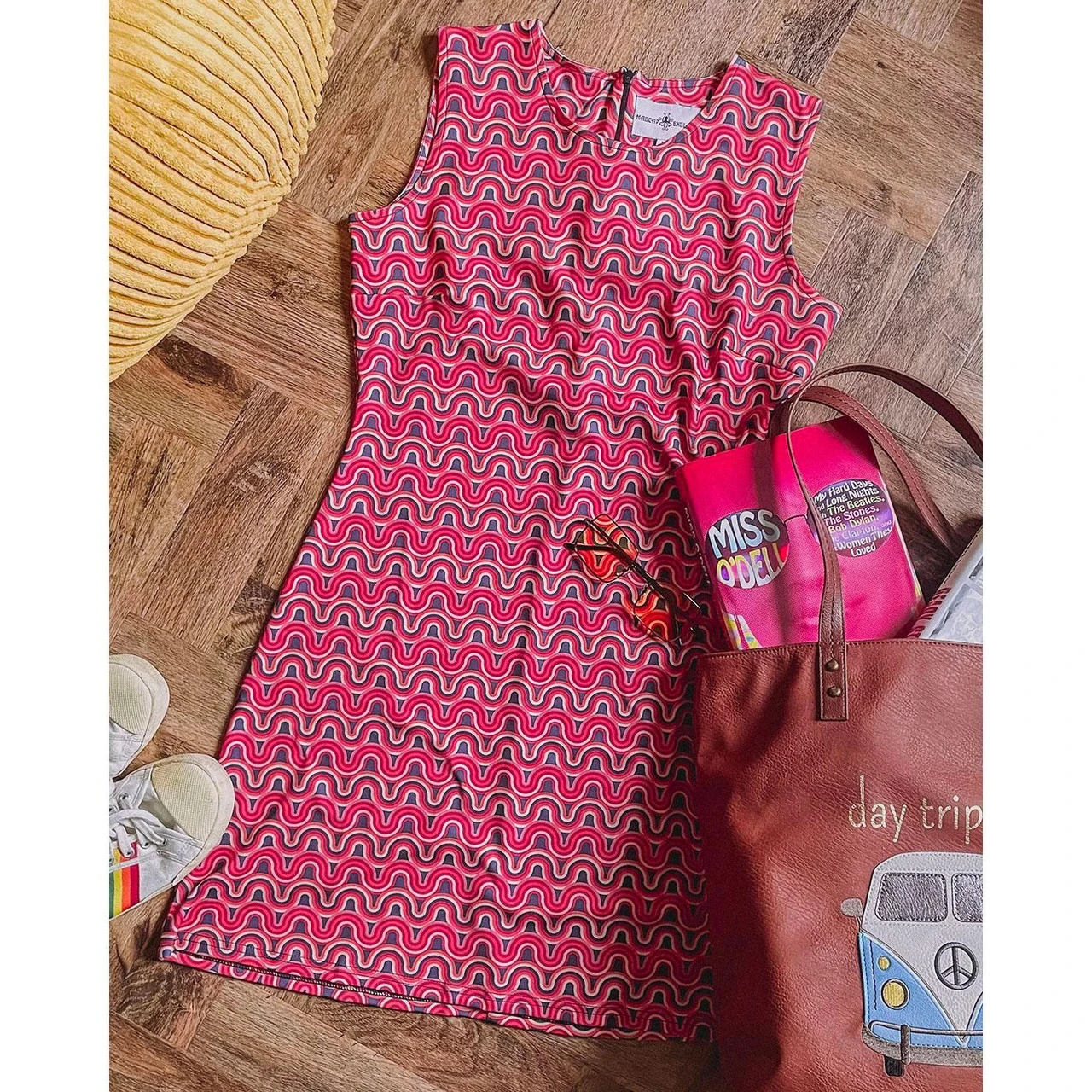 Daytripper Madcap 60s Retro Flower Shift Dress N 18 Daytripper Madcap 60s Retro Flower Shift Dress N - Image 16