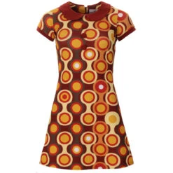 Dollierocker Psych-Out! Dress BLACK -Trendify Shop madcap england dollierocker circles dress brown 4 06738.1661264534 1