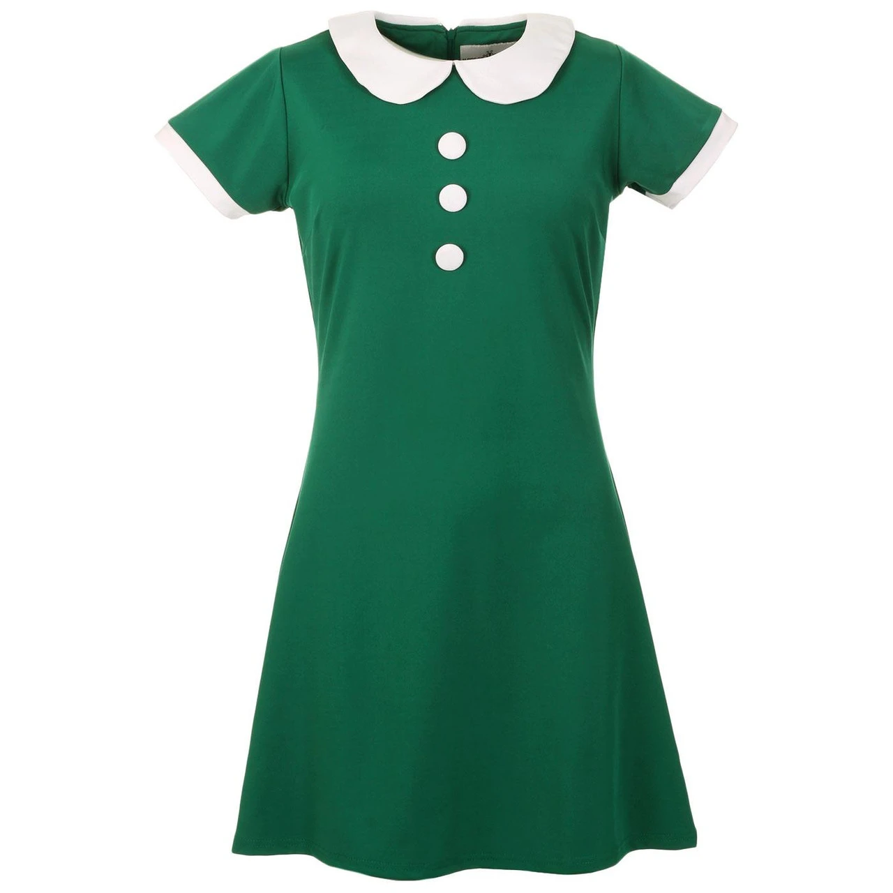 Dollierocker 60s Mod Dress (Teal) 4 Dollierocker 60s Mod Dress (Teal) - Image 2