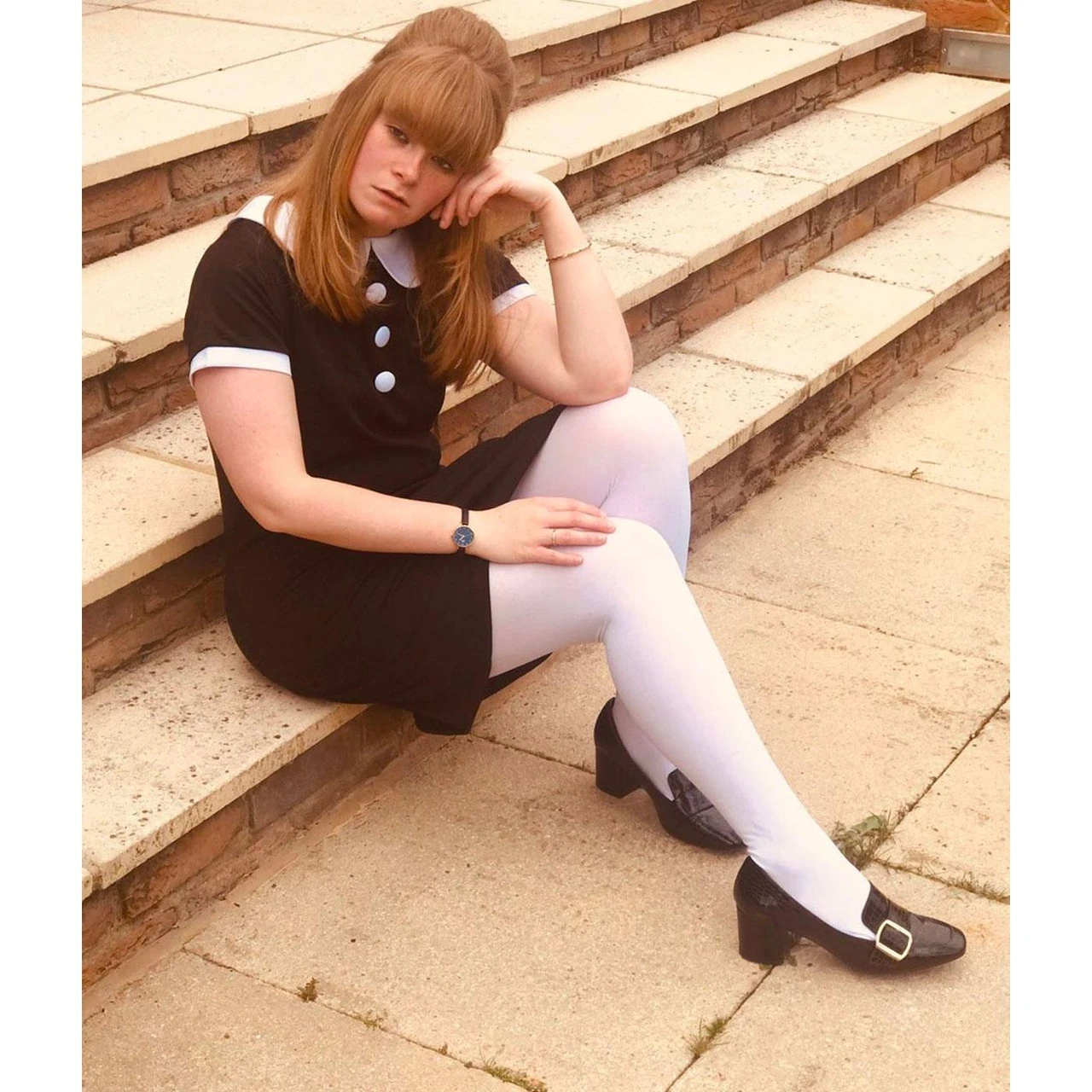 Dollierocker 60s Mod Dress (Teal) 9 Dollierocker 60s Mod Dress (Teal) - Image 7