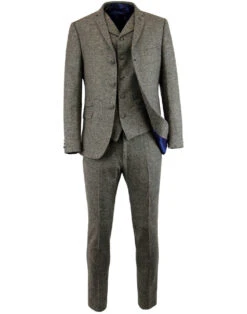 Mod Donegal 3 Button Suit Jacket -Trendify Shop madcap england donegal suit outfit 3 73867.1661271058