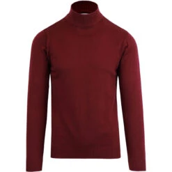 Eastwood Mock Turtleneck Jumper MO -Trendify Shop madcap england eastwood turtleneck zinfandel 5 96582.1661267055 5