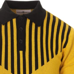 Firebird Mod Waffle Stripe Polo -Trendify Shop madcap england firebird waffle stripe polo freesia 3 11974.1661262972