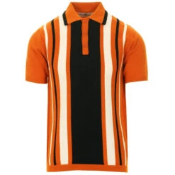 Folklore Mod Stripe Knit Polo (GJ) -Trendify Shop madcap england folklore polo shirt marmalade 4 92597.1661262020 1