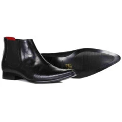 Gauntlet Mod Paisley Chelsea Boots -Trendify Shop madcap england gauntlet paisley chelsea boots black 1 00001.1667213000