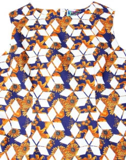 Sun Daisy Geo Retro Floral Dress -Trendify Shop madcap england geo floral shift dress 2 05665.1661268739