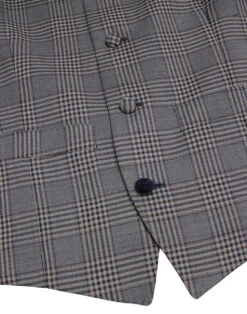 Mod POW Check Lapel Waistcoat GREY -Trendify Shop madcap england grey check waistcoat 1 99183.1661268300