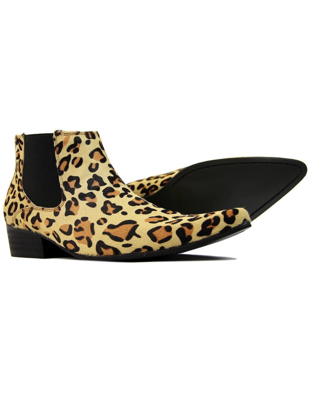 Stewart Leopard Print Chelsea Boots 5 Stewart Leopard Print Chelsea Boots - Image 3