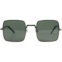 Harrison Retro 1960s Square Sunglasses In Green -Trendify Shop madcap england harrison square frame sunglasses green 4 76119.1661264822