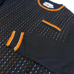 Hawkins Mod Jacquard Dash Front Jumper In Snow White -Trendify Shop madcap england hawkins jacquard dash jumper black 5 95858.1695997617