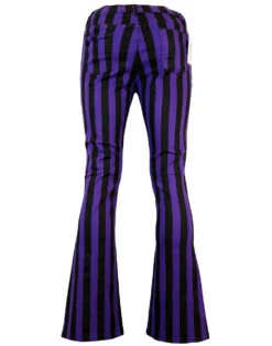 Holy Roller Retro Stripe Flares R/B -Trendify Shop madcap england holy roller blackpurple1 39172.1661274057