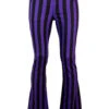Holy Roller Retro Stripe Flares R/B -Trendify Shop madcap england holy roller blackpurple3 34814.1661274055