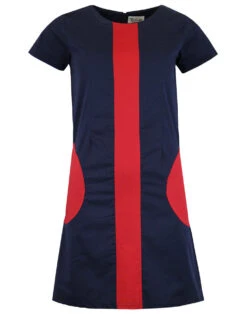 Honey Retro 1960s Mod Airline Dress -Trendify Shop madcap england honey dress navy 3 86249.1661270391
