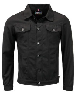 Hoxton Mod Hopsack Trucker Jacket -Trendify Shop madcap england hopsack western jacket black 4 77000.1661269663