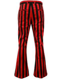 Inferno Retro Tailored Bellbottoms -Trendify Shop madcap england inferno stripe bellbottoms 1 77118.1661270213
