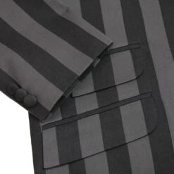 Inferno 60s Mod Stripe Blazer (B/G) -Trendify Shop madcap england inferno stripe blazer jacket 2 04545.1661266194