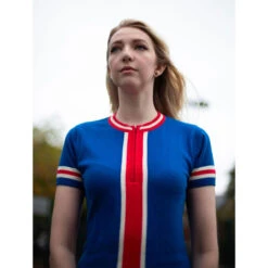 Aster 60s Mod Zip Neck Knit Dress B -Trendify Shop madcap england knitted zip dress blue2 54119.1661260966