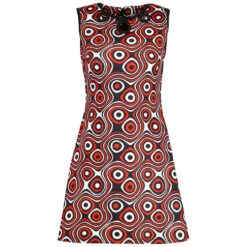 Lazy Daisy Retro Mod Op Art Dress B
