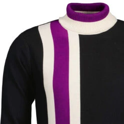 Lewis Mod Roll Neck Racing Jumper -Trendify Shop madcap england lewis roll neck jumper black 3 98814.1661260340