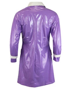 Robin 60s Mod 2 Tone PVC Raincoat -Trendify Shop madcap england lilac raincoat 2 62172.1661269430