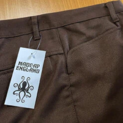 Logan Bootcut Hopsack Trousers (St) -Trendify Shop madcap england logan bootcut hopsack trousers chocolate brown 4 03618.1661261714 1