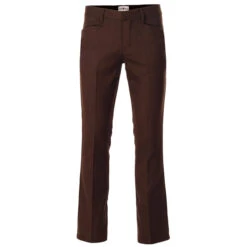 Logan Bootcut Hopsack Trousers (Bu) -Trendify Shop madcap england logan bootcut trousers chocolate brown 3 63378.1661261709 2