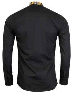 Avory 60s Mandarin Collar Shirt (B) -Trendify Shop madcap england mandarin shirt black 4 42790.1661270605 2