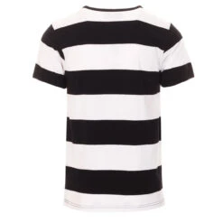 Milne Retro Mod Block Stripe Tee -Trendify Shop madcap england milne block stripe tee black white 3 52445.1661269978