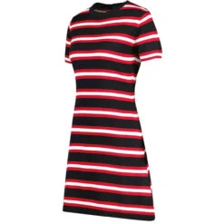 Cassia 60s Mod Knit Stripe Dress N -Trendify Shop madcap england mod stripe knitted dress black 2 05389.1668164201 1