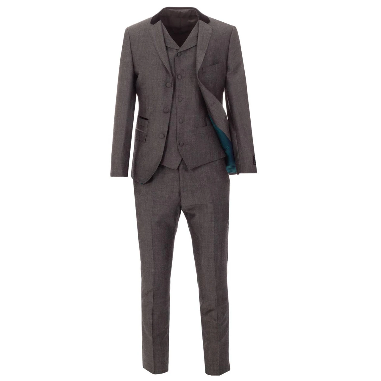 Mohair Tonic Velvet Collar Blazer 5 Mohair Tonic Velvet Collar Blazer - Image 3