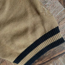 Moon 60s Mod Tipped Knit Tee (B/Y) -Trendify Shop madcap england moon fall leaf2 36810.1661260816 1