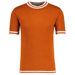 Moon Mod Tipped Knit Tee Cinnamon -Trendify Shop madcap england moon knitted tee cinnamon stick 2 37478.1692023354