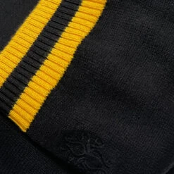 LS Moon Mod Tipped Knit Jumper B/Y -Trendify Shop madcap england moon long sleeve knitted tee black yellow mc587 4 83693.1690373708