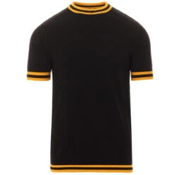 Moon Mod Tipped Knit Tee Blue -Trendify Shop madcap england moon tipped knitted t shirt black yellow 4 96444.1661262120 4