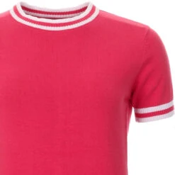 Kim Mod Moon Tipped Knit Tee (Navy) -Trendify Shop madcap england moon womens knitted tee raspberry wine 3 97702.1661261816 1