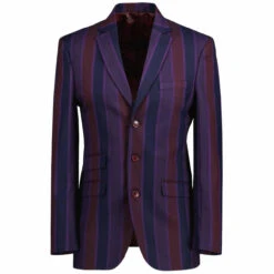 Offbeat 60s Mod Boating Blazer (P) -Trendify Shop madcap england offbeat boating blazer purple mix 1a 62735.1664290793