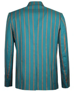 Offbeat 60s Mod Boating Blazer TEAL -Trendify Shop madcap england offbeat teal stripe blazer 9 98302.1661268846