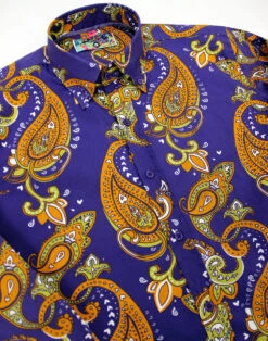 Tanpura Paisley Trip 60s Mod Shirt -Trendify Shop madcap england paisley trip button down 2 93042.1661270309