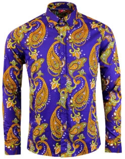Tanpura Paisley Trip 60s Mod Shirt -Trendify Shop madcap england paisley trip button down 4 31551.1661270306