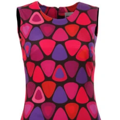 Pink Plectrum 1960s Mod Shift Dress -Trendify Shop madcap england plectrum mod dress 2 99683.1661265441