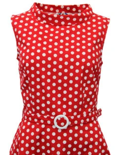 Minnie Retro Mod 60s Geo Mini Dress -Trendify Shop madcap england polka dot dress2 87352.1661272194