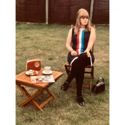 Polly 60s Mod Stripe Jersey Dress -Trendify Shop madcap england polly mod dress1 35180.1661266341