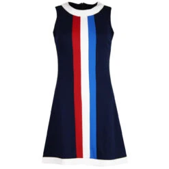Polly 60s Mod Stripe Jersey Dress -Trendify Shop madcap england polly mod stripe front dress 3 85030.1661266338