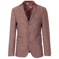 Mod 3 Button Dogtooth Suit Jacket 11 Mod 3 Button Dogtooth Suit Jacket -Trendify Shop madcap england puppytooth suit jacket berry 4 35163.1661263657