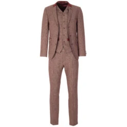 Mod 3 Button Dogtooth Suit Jacket 12 Mod 3 Button Dogtooth Suit Jacket -Trendify Shop madcap england puppytooth three piece suit berry 1 45617.1661263664